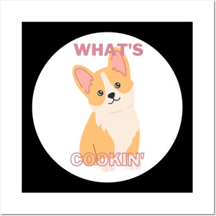 What's Cookin Corgi Posters and Art